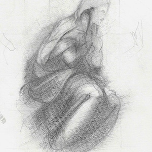 Madonna sketch Raphael Sanzio by Barbara Bastianelli