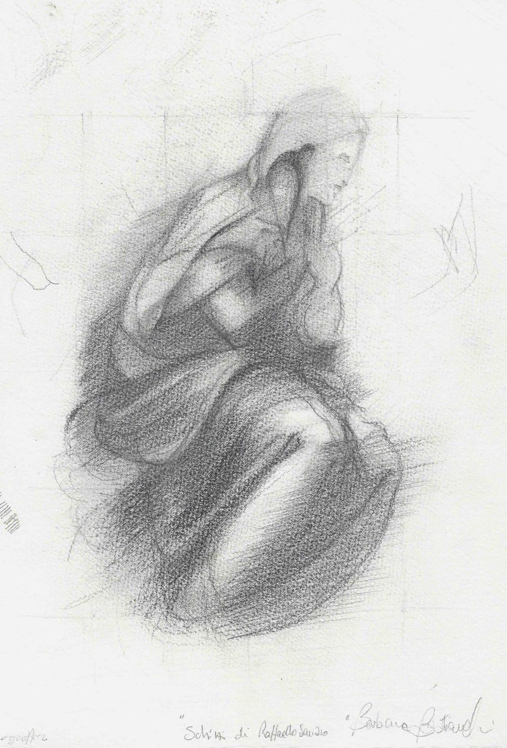 Madonna sketch Raphael Sanzio by Barbara Bastianelli