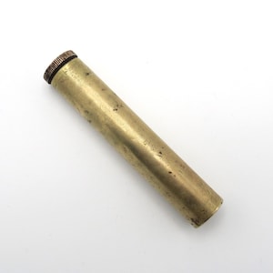 WWI/WW2 Period British Army Mk.IV Brass Oil Bottle/Oiler for the Lee Enfield SMLE Rifle