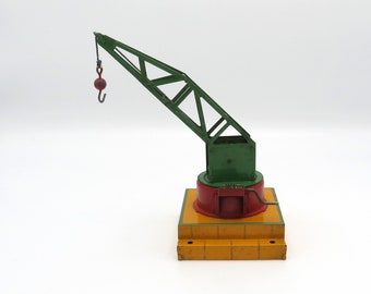 Vintage Hornby ‘O Gauge’ Tinplate Model Railway A822 Platform Crane.  1930s - FREE UK DELIVERY