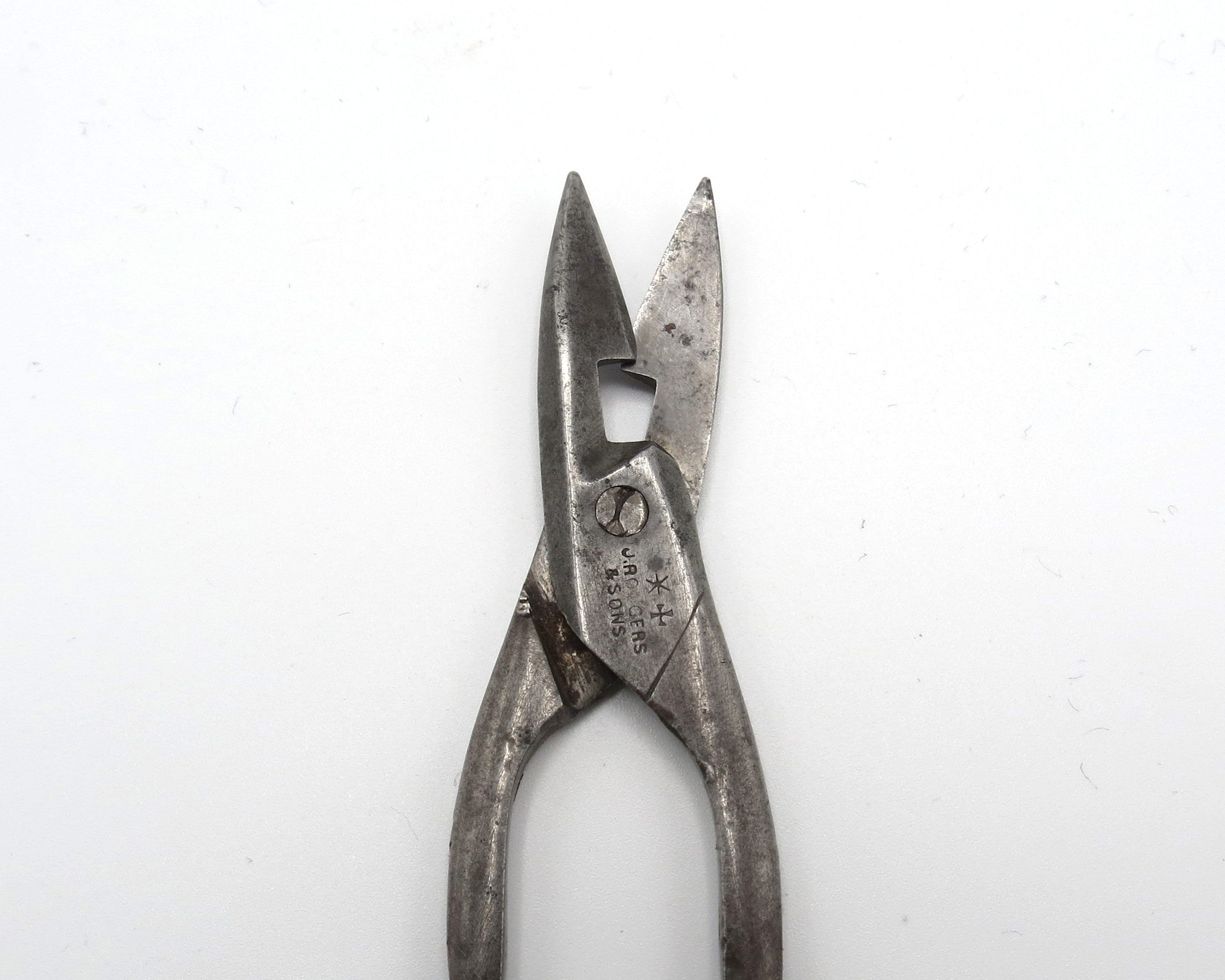 Quality Antique Victorian Buttonhole Scissors by Joseph Rodgers
