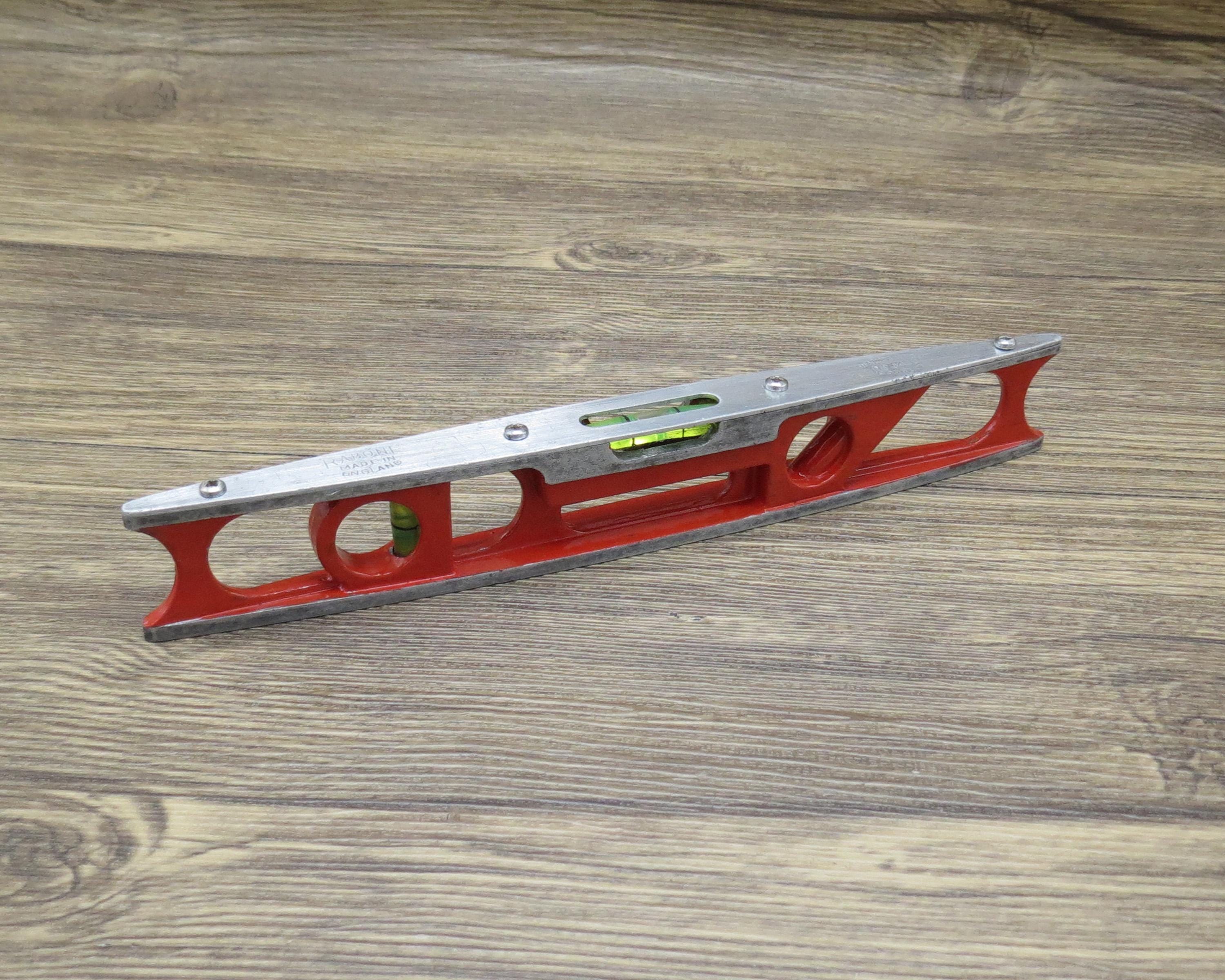 高品質ヴィンテージ 9インチ Rabone No.1420 カヌー型アルミ製 2管式 