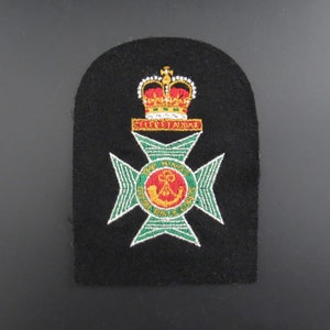 Vintage The King’s Royal Rifle Corps Embroidered Blazer Badge – British Army Regiment