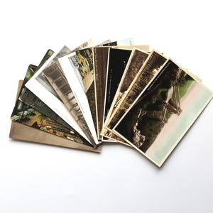Collection de 12 véritables cartes postales anciennes et vintage de Bristol et Bath, Somerset, Angleterre