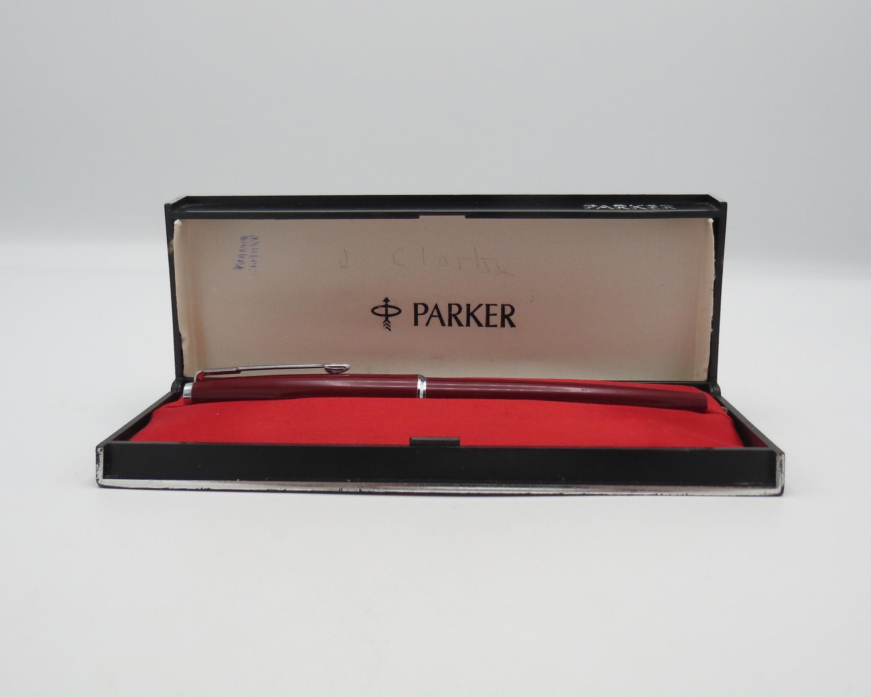 Parker 万年筆 The British Collection Vintage British Parker 45 CT 'arrow' Fountain Pen With Box. 1970s