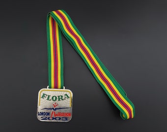 Medalla genuina del competidor del 23.° maratón de Londres de 2003 - ENTREGA GRATUITA EN EL REINO UNIDO