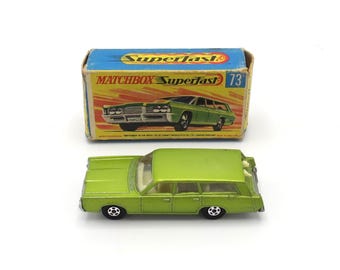 Vintage 1970 Matchbox Speed Kings K-23 Ford Mercury Commuter Die