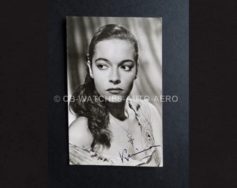 Genuine 1950s Vintage Kerima Film Star Autographed Real Photo Postcard - Outcast of the Islands