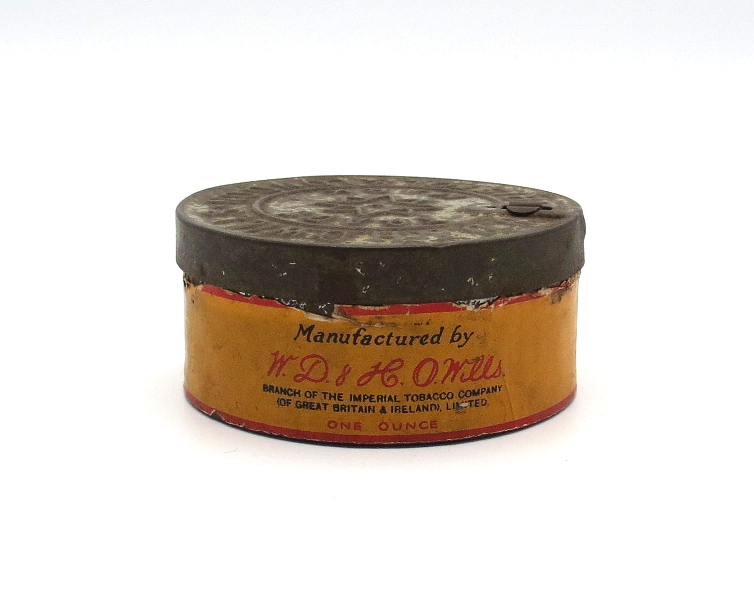 Rare Antique Will's Cut Golden Bar Tobacco Tin. C.1900s – Williamson's  Patented 'cutter Lid'