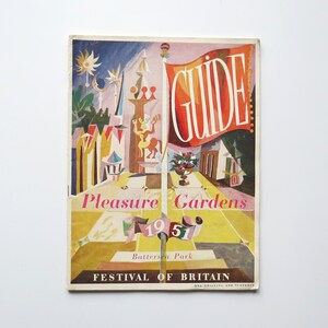 Genuine Vintage 1951 Festival of Britain Pleasure Gardens