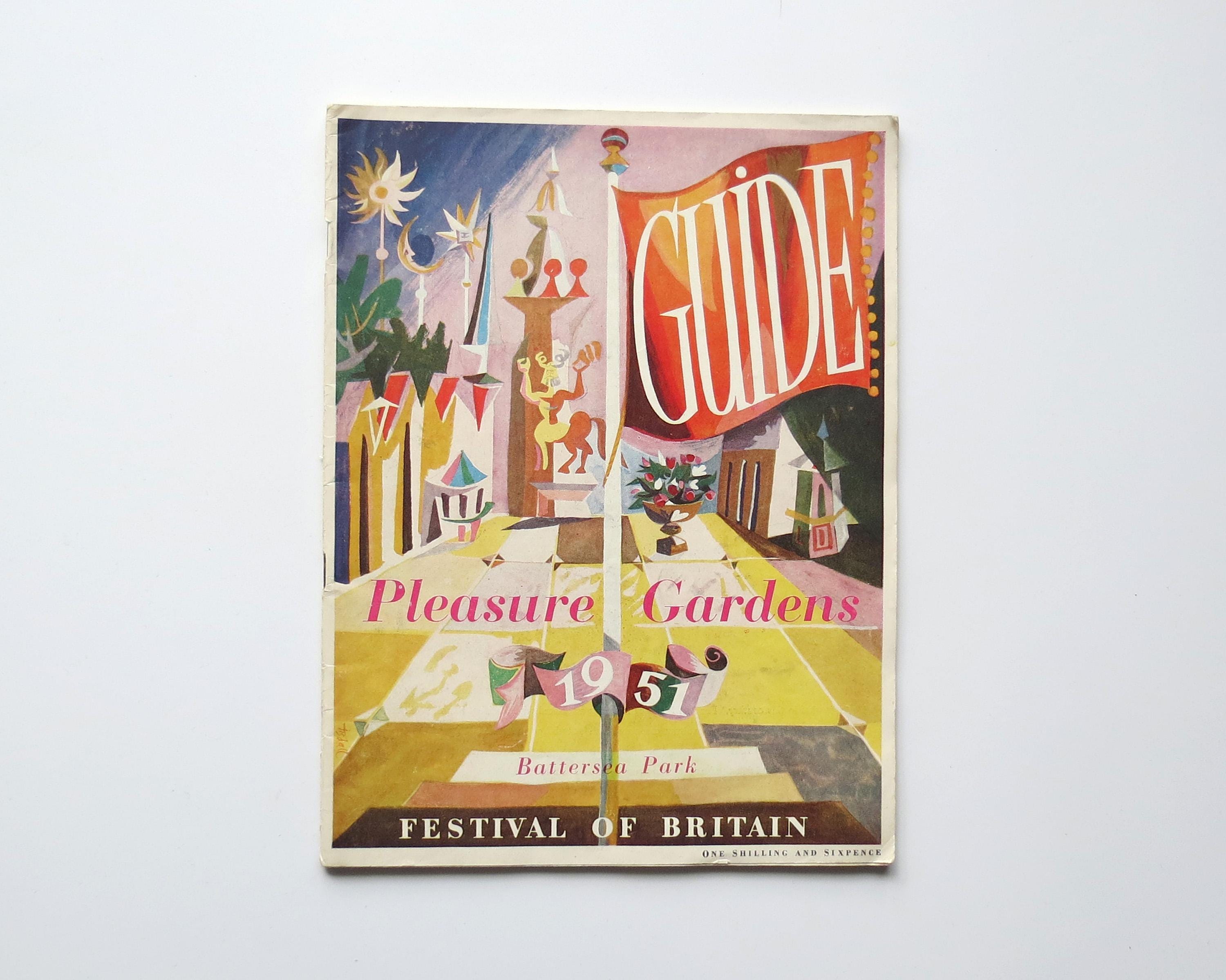 Genuine Vintage 1951 Festival of Britain Pleasure Gardens