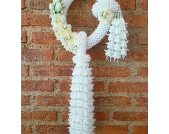 Thai flower Garland for Pre-wedding, Vintage Decoration Ceremony, Thai Boutique Bride