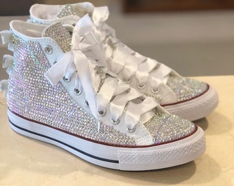 converse with bling and bows