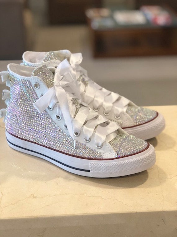 bling converse high tops