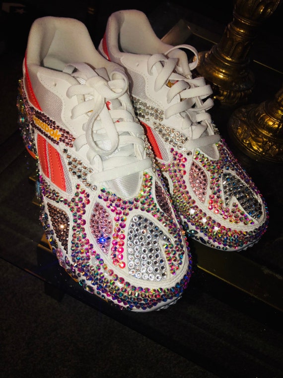 bedazzled reebok classic