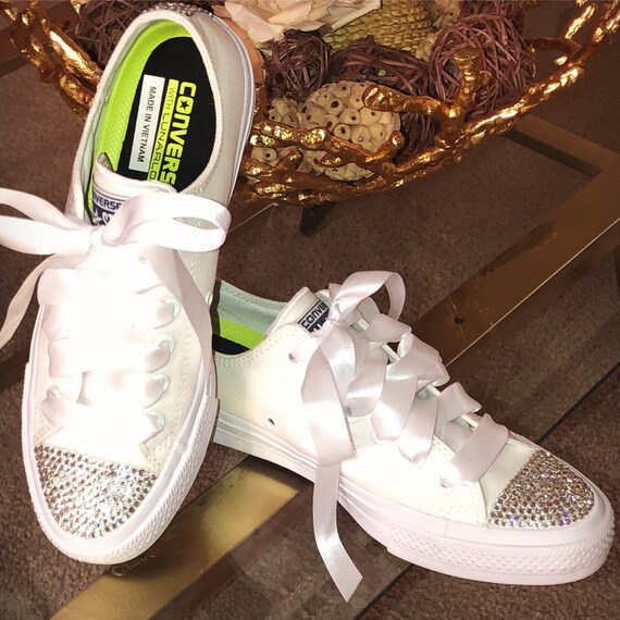 womens converse with rhinestones