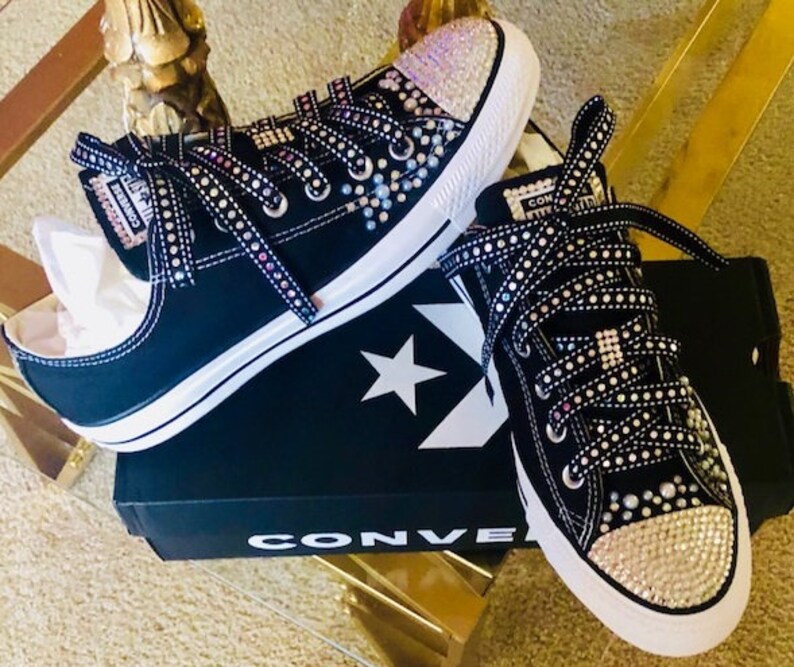 bedazzled chuck taylors