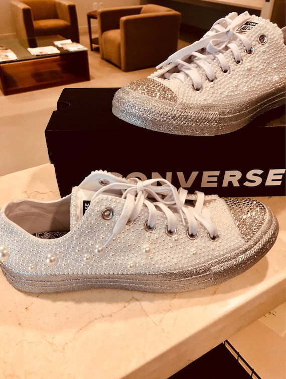 womens converse with rhinestones