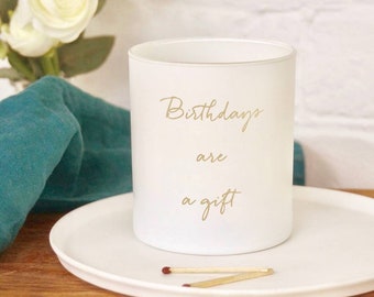 Personalised Engraved Birthday Candle