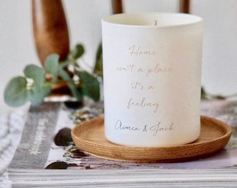 Personalised New Home Scented Candle