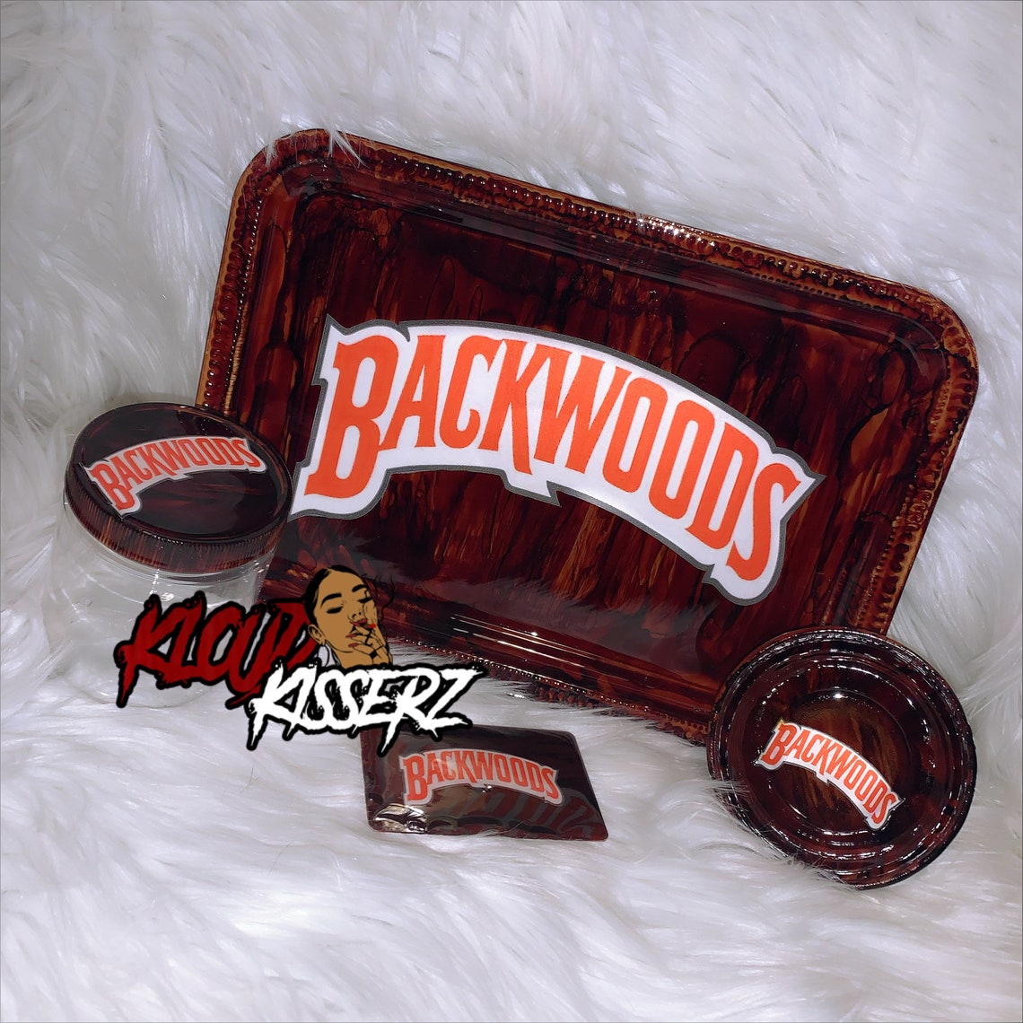 Rolling Tray Set Etsy