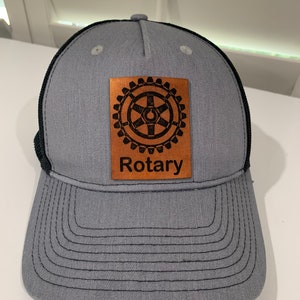 Hats with Leather Patch, any design or company logo