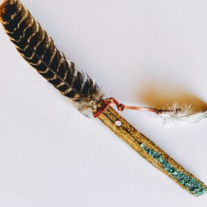 Genuine Native American Indian Handmade Smudging Feather Fan - Etsy