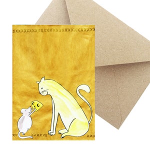 Postkarte Grußkarte Geschenk Gratulation "Käse, geschenkt"