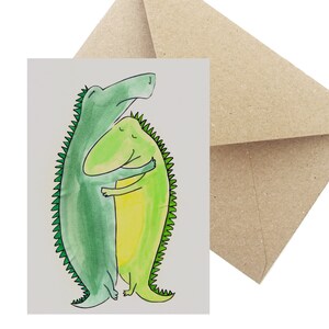 Postkarte Grußkarte Geschenk Geburtstag "Umarmung"