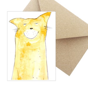 Cartes postales cartes de voeux chat cadeau Félicitations « Cat »