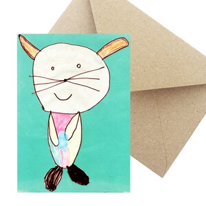 Postkarte Osterkarte Grußkarte Geschenk Ostern "Osterhase"