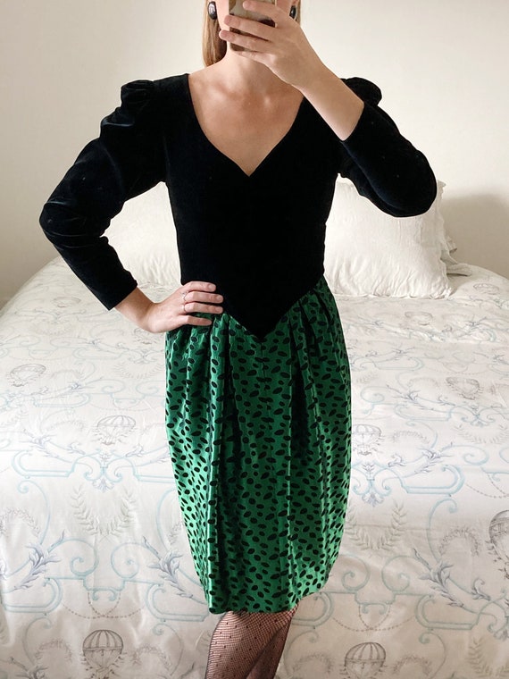 VINTAGE GUY LAROCHE 1980s dress