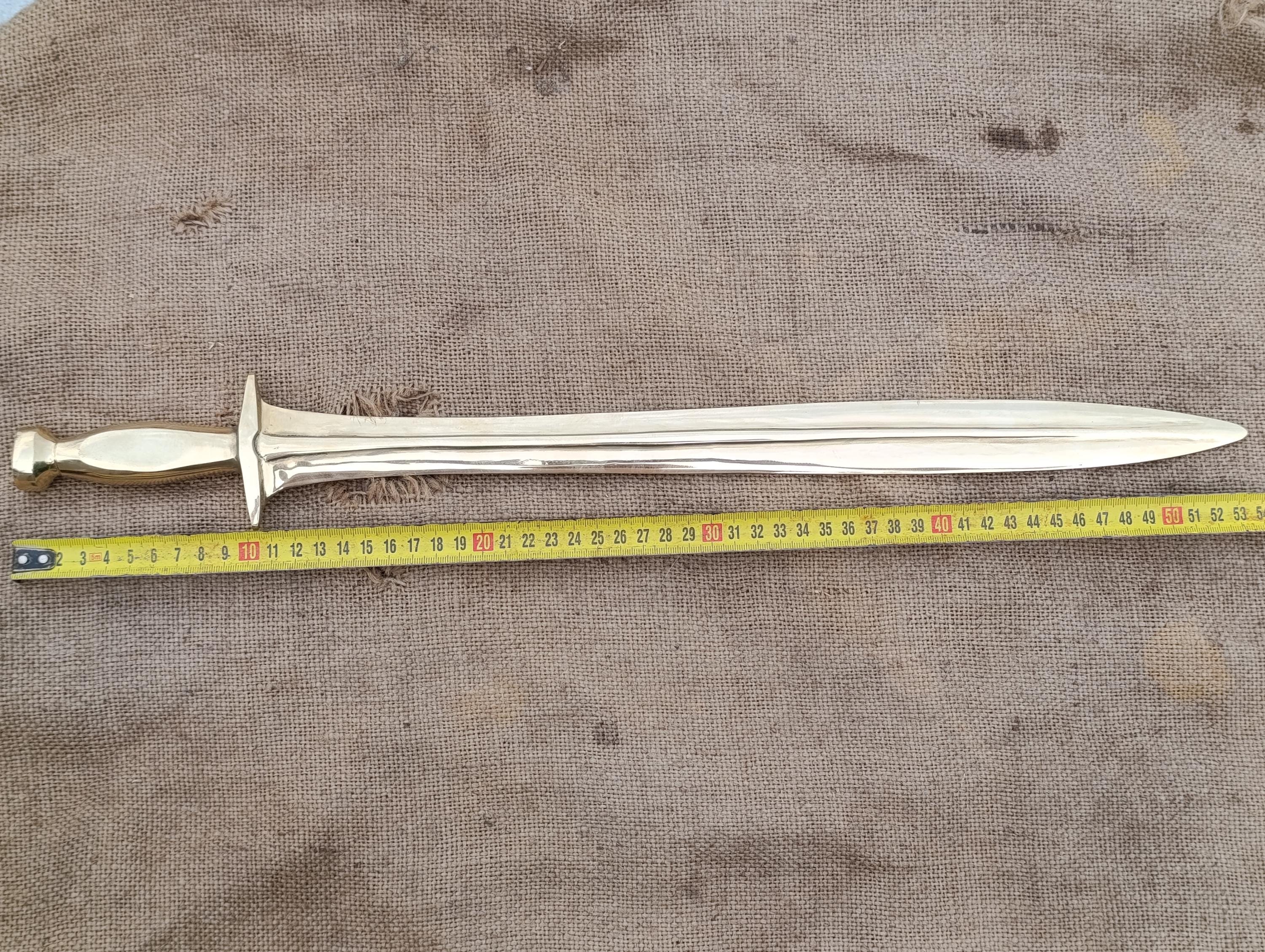 古い剣 ☆DENIX アーサー王伝説の剣 エクスカリバー シルバー 彫刻入り 4170