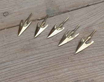 Ancient Egyptian heavy arrowheads. Bronze replica.Price for 5 pieces