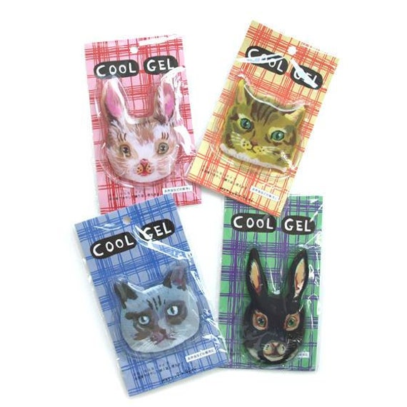 Japan Limited Nathalie Lete Cool Pack Gel Cats Etsy