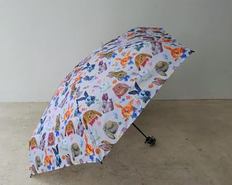 último modelo en stock del paraguas plegable Nathalie Lete Rabbit