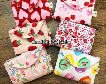 Foldable Reusable Bag | Valentine's Day | Shopping Bag | Fabric Reusable Bag | Eco Friendly Bag