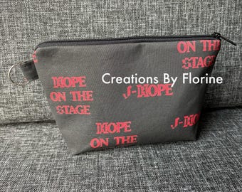 Zipper Pouch | Kpop Light Sticks | Wootteo | Hobi Flower | Hope on the Stage | BT21