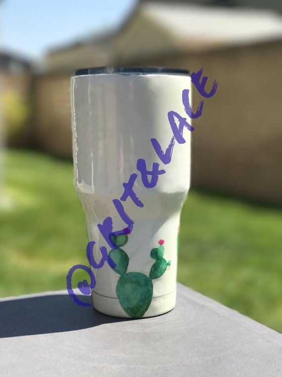 yeti cactus tumbler