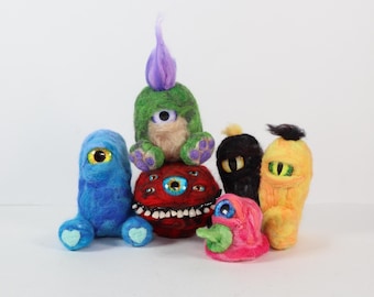 Little Monster Wool Plushies