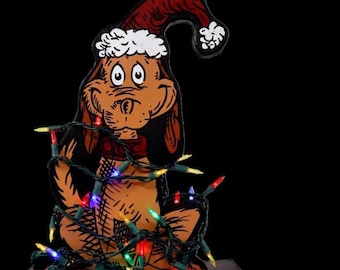 Max cutout inspired by How the Grinch Stole Christmas