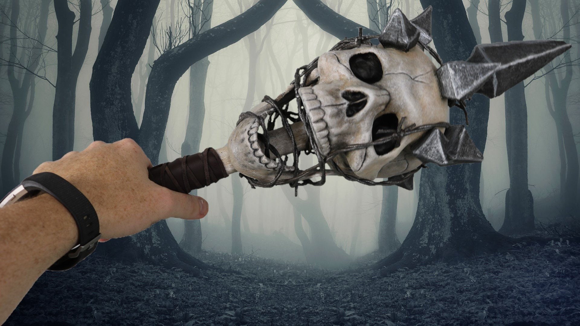 Skull Mace Etsy
