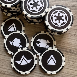 Ny design SW Legion Order Tokens Set - Tillverkad i Storbritannien