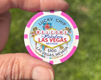 Las Vegas Poker Chips Geschenk Kühlschrankmagnet Kasino Glücksspieler