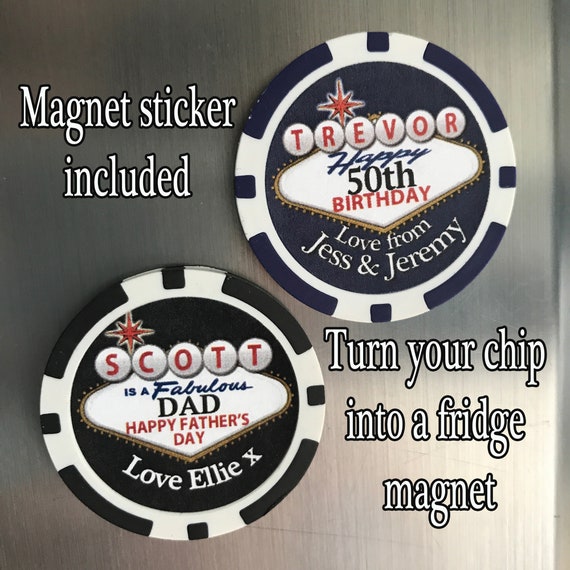 I'm A Chip Magnet Casino and Poker Themed Design - Chip Magnet