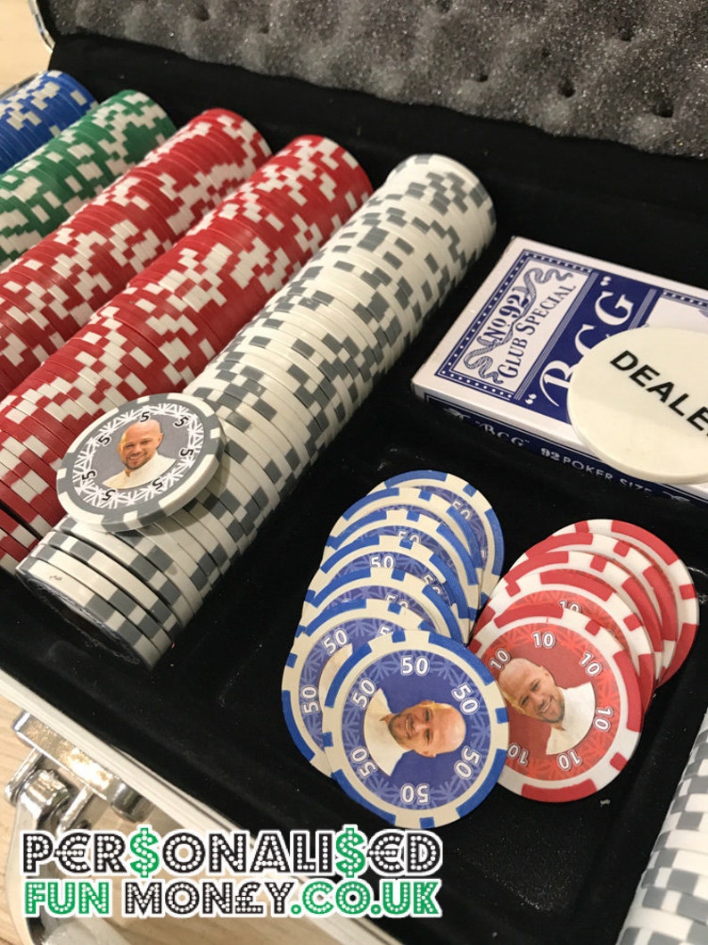 Personalised Poker Set UK Poker Player Gift 500 poker Etsy