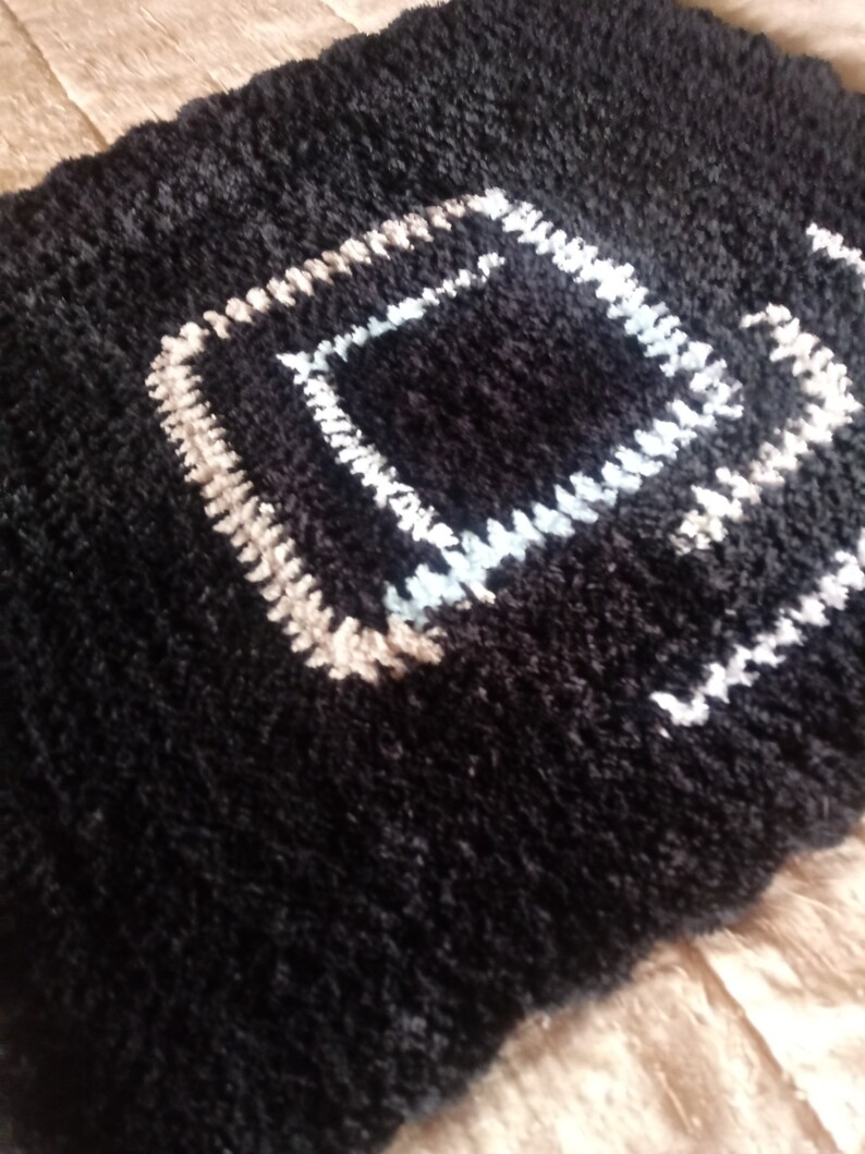 Luxury fur chenille blanket pet blanket crochet cat plaid zdjęcie 3