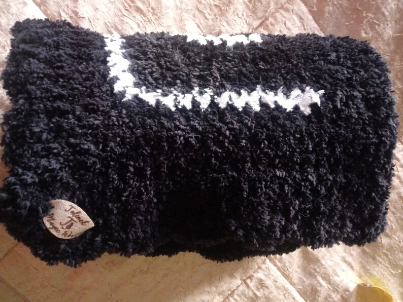 Luxury fur chenille blanket pet blanket crochet cat plaid zdjęcie 7
