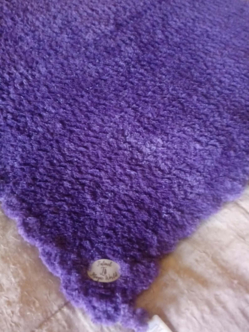 crochet pet plaid, handmade pet crochet ,puppy blanket,cozy pet blanket, crochet animals, cat blanket, fluffy cat plaid matblanket violet