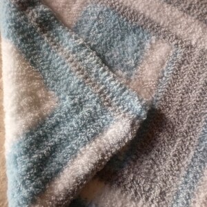 Luxury fur chenille blanket pet blanket crochet cat plaid zdjęcie 4